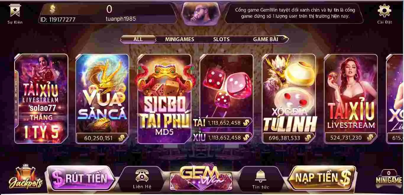 kho game gem win